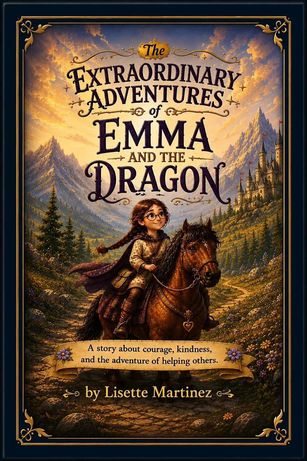 Cover of The Extraordinary Adventures of Emma and the Dragon by Lisette Martinez